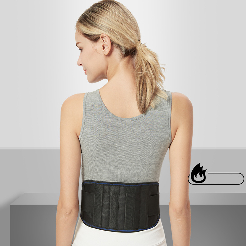 Magnetic Therapy Support Brace Self-Heating  Adjustable Pain Relief Back Waist Support Lumbar Brace Belt