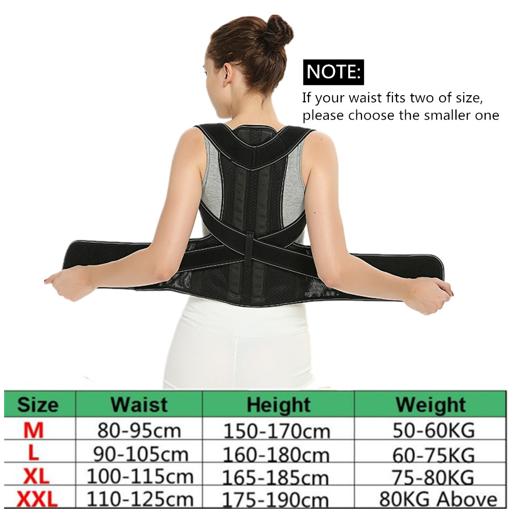 Posture Corrector for Men and Women Back Posture Brace  Support Prevent humpback Adjustable Support Belt