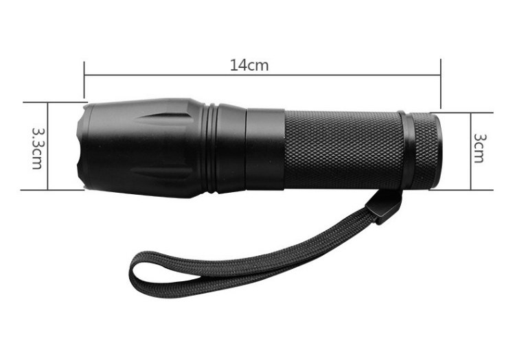 Aluminum alloy led Taschenlampe 5 Modes Zoomable Handheld Flashlights 26650 Rechargeable long range Torch Emergency Flashlight