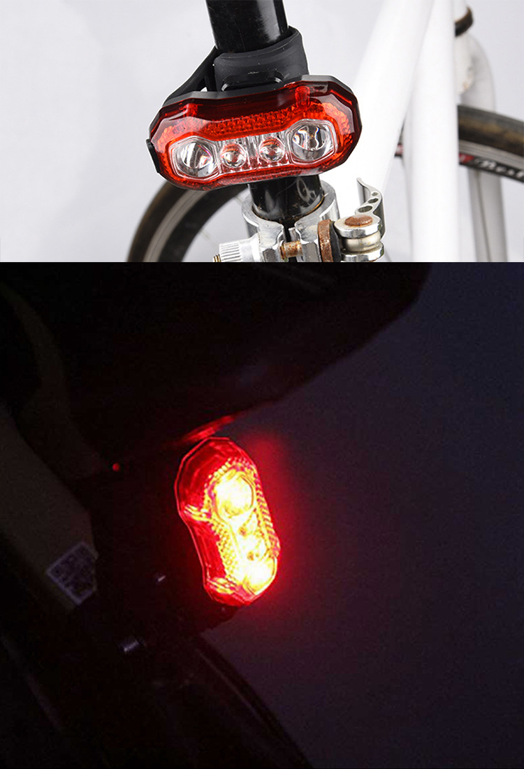 Hot Selling Mini Silicone LED Flashing Bike Light For Night Warning