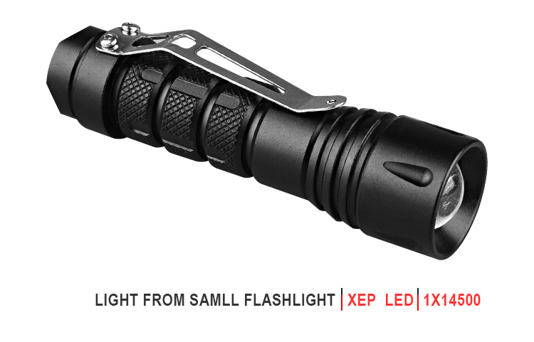 Zoom focus mini led torch light rechargeable tactical flashlight