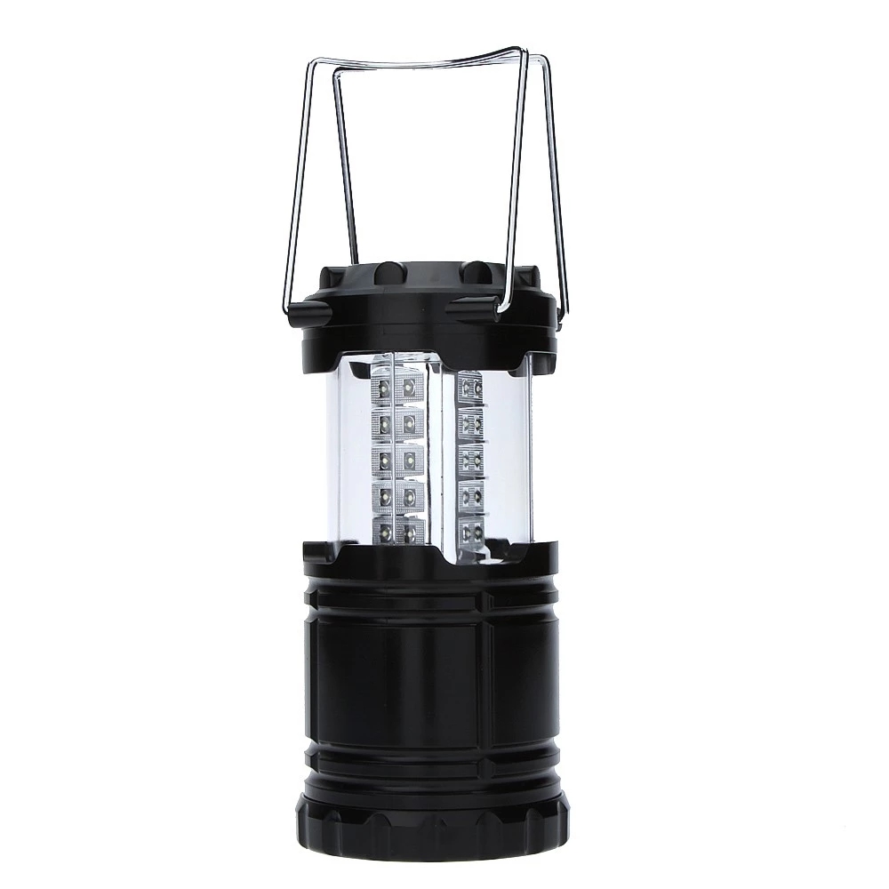 Hiking Collapsible Tent Light Survival Kit Plastic portable Outdoor Hand Multi-functional Emergency 30 led Camping Lantern Light